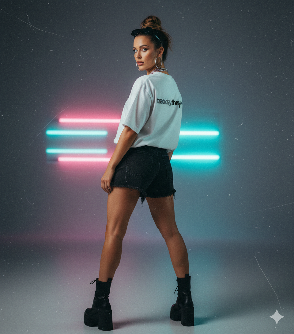 Trackday Therapy - White t shirt