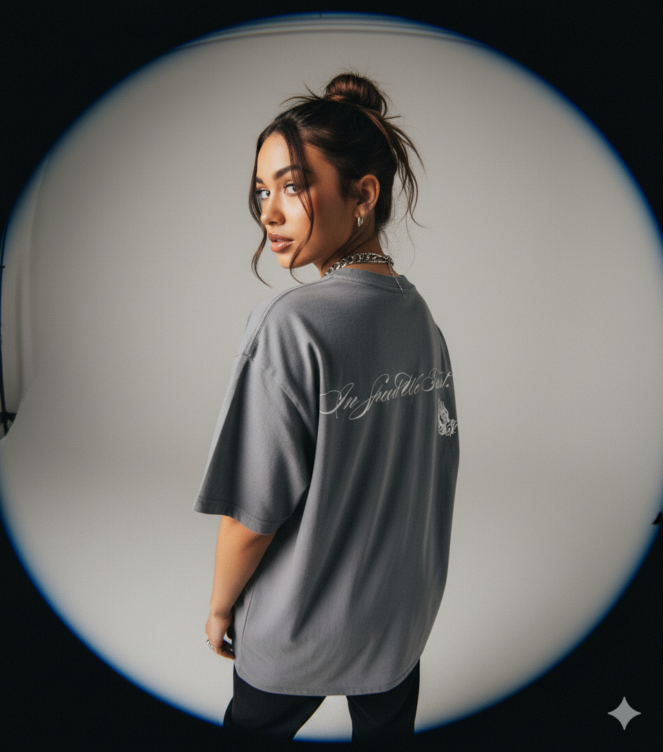 grey t shirt porsche women